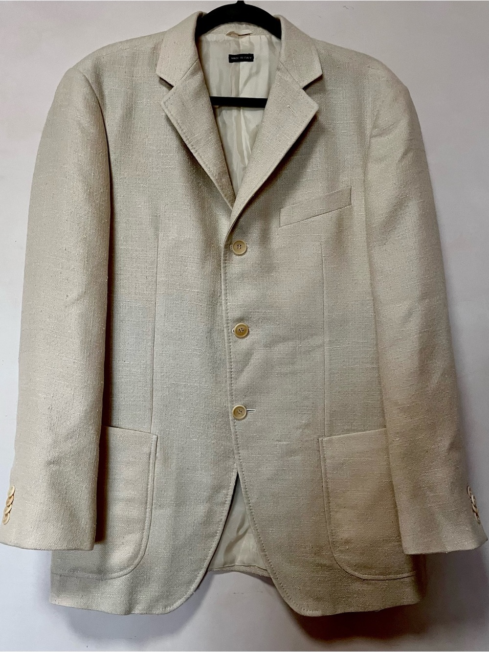 Giorgio Armani Collection Vintage Silk and Wool Sport Jacket